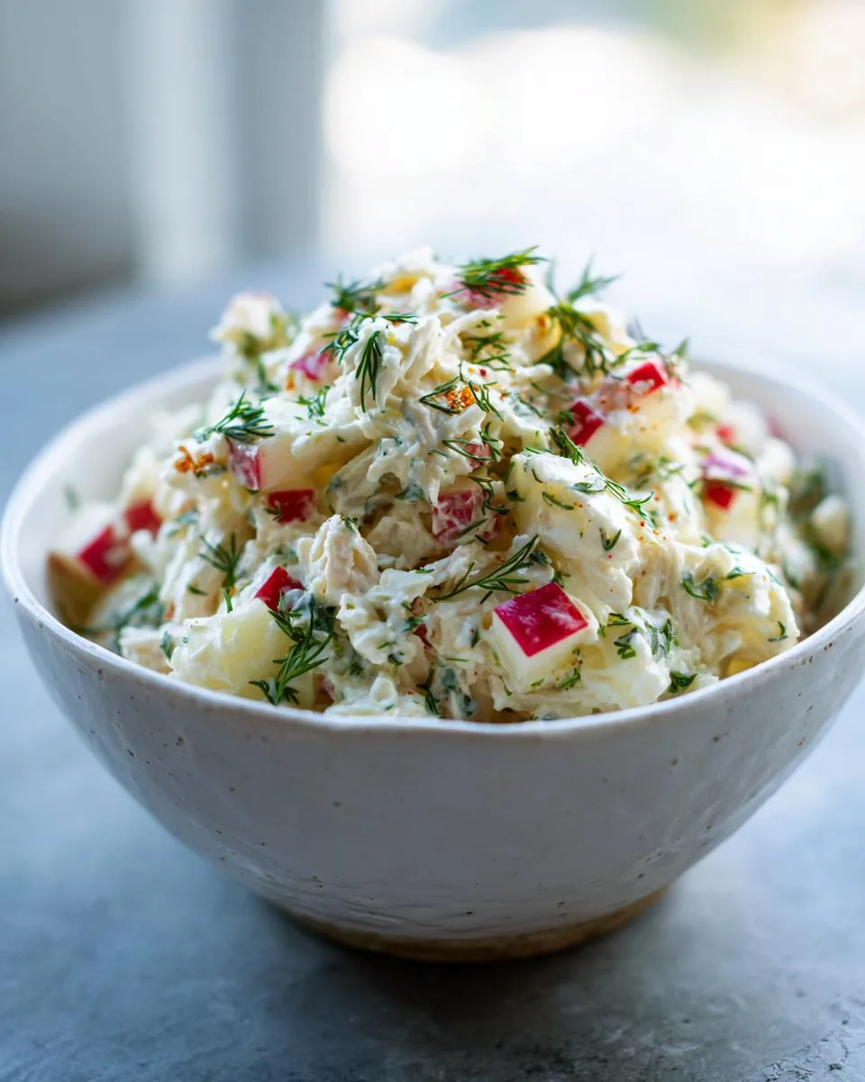 Cottage Cheese Apple Chicken Salad - detail 1