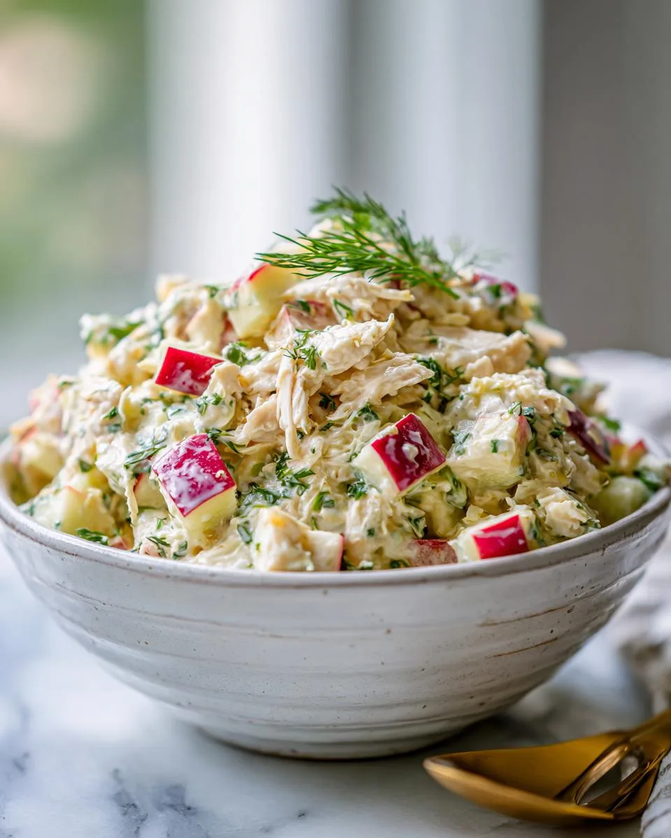 Cottage Cheese Apple Chicken Salad - detail 2