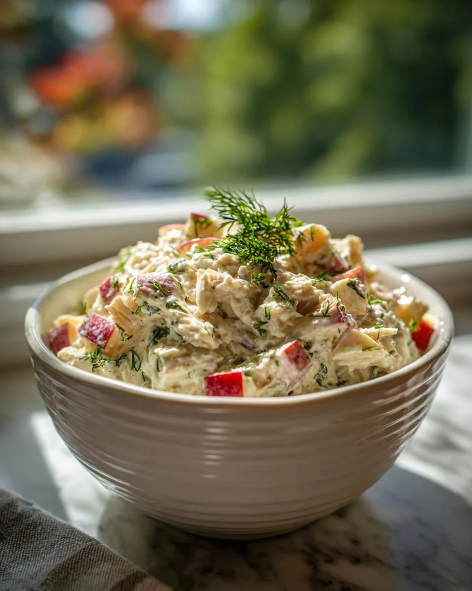 Cottage Cheese Apple Chicken Salad - detail 3