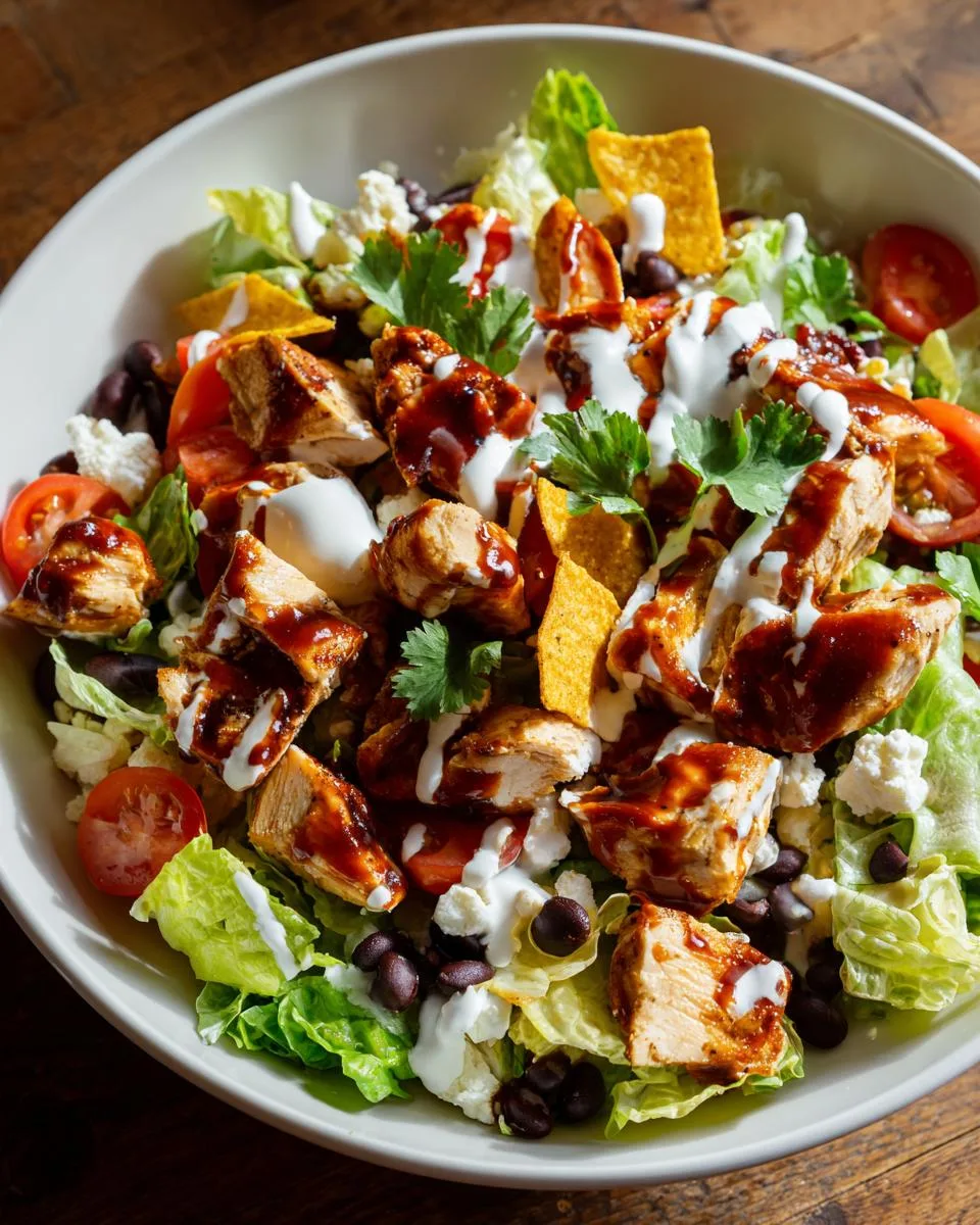 Cottage Cheese BBQ Chicken Salad - detail 1