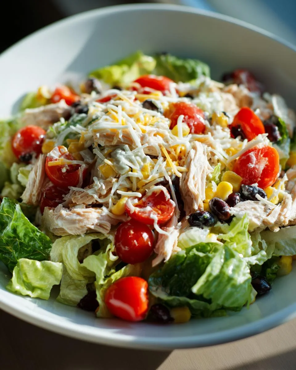 Cottage Cheese Taco Chicken Salad - detail 3