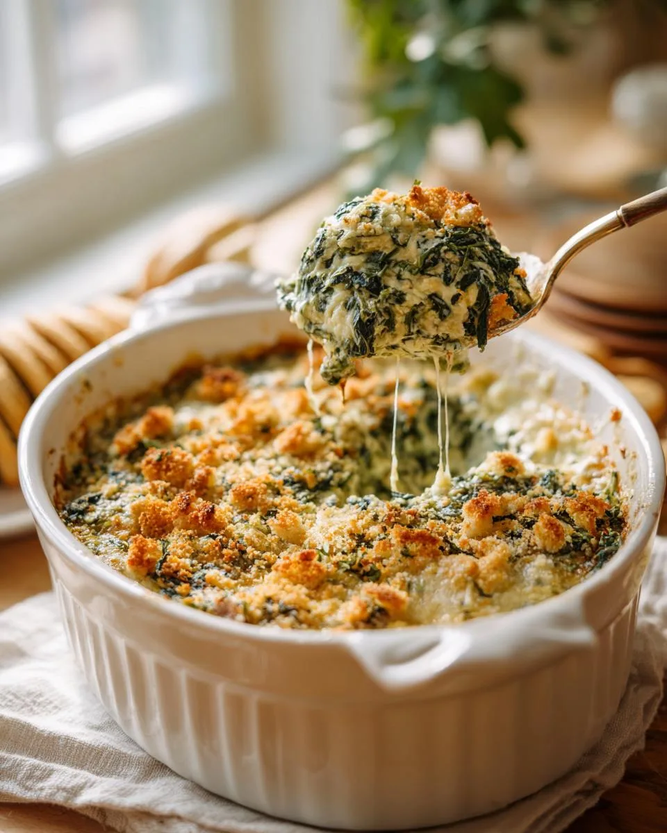 Creamy Parmesan Spinach Bake - detail 3