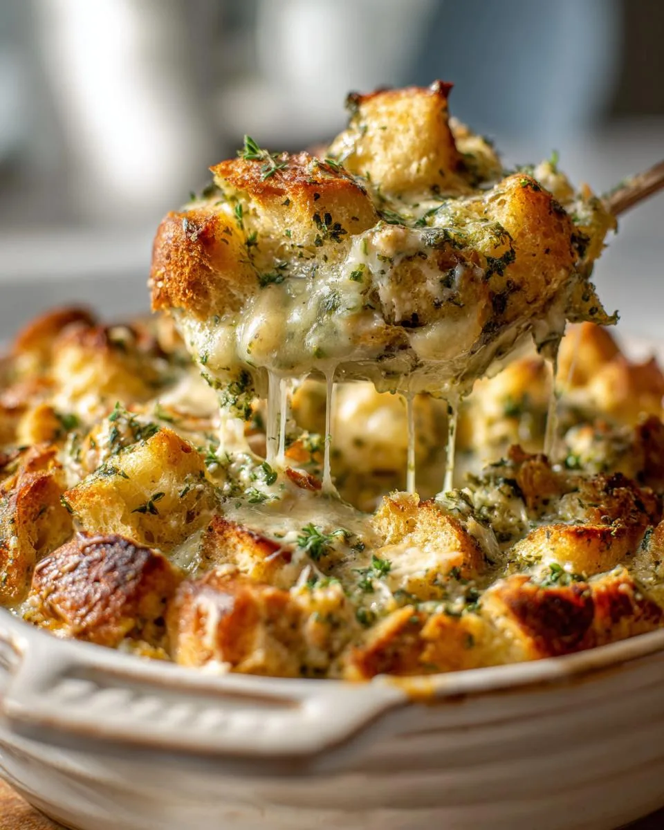Crunchy Celery Spinach Casserole - detail 1