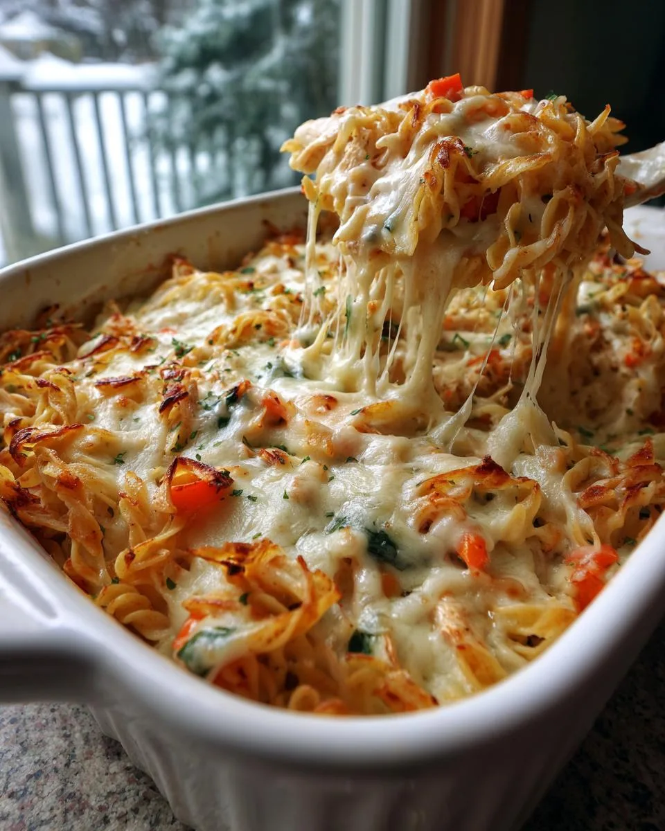 Easy Ramen Chicken Alfredo - detail 3