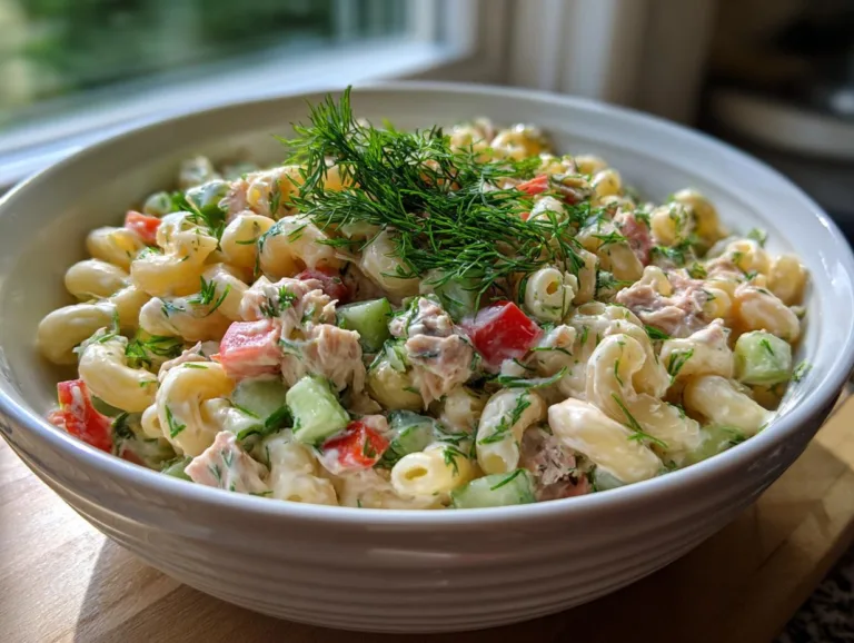 Easy Tuna Macaroni Salad Recipe