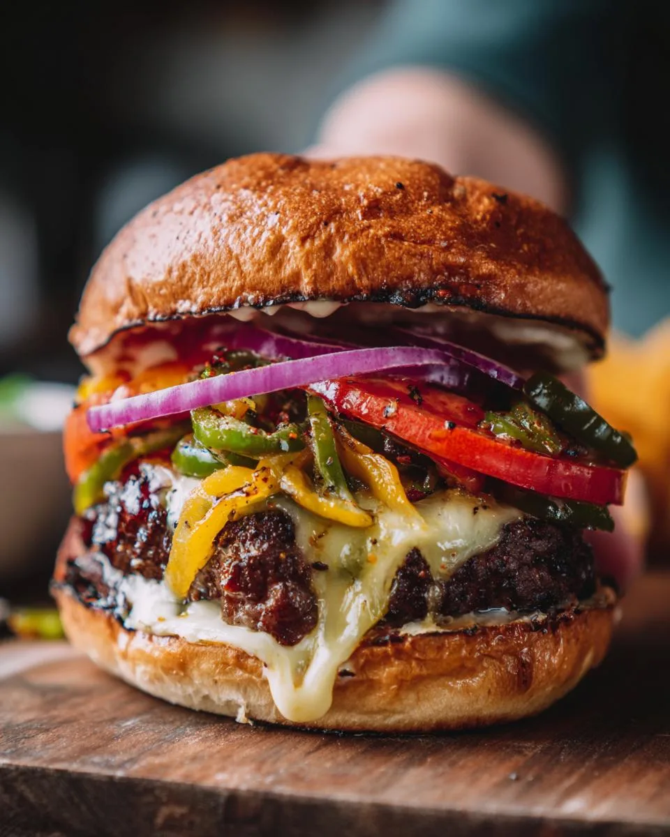 Fajita Cheeseburger Dinner Recipe - detail 2
