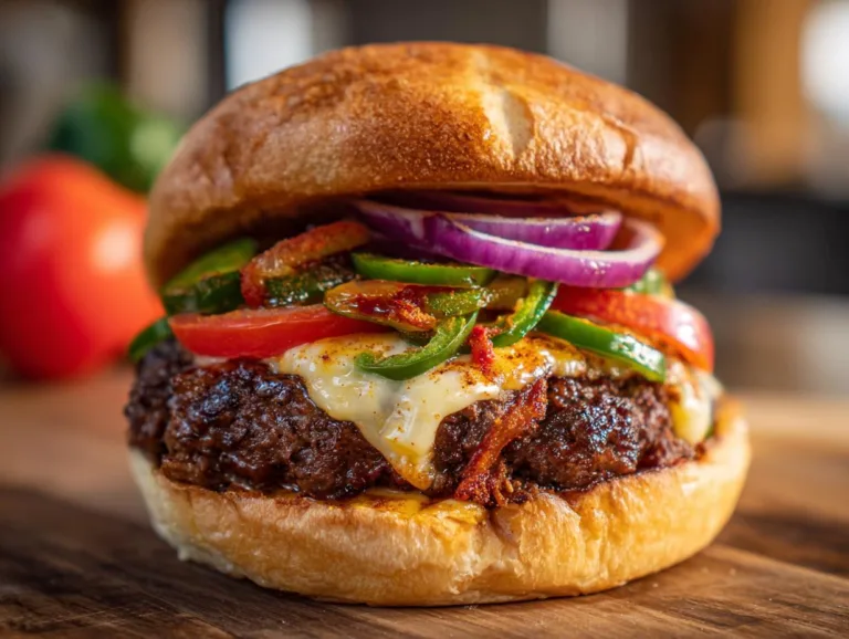 Fajita Cheeseburger Dinner Recipe