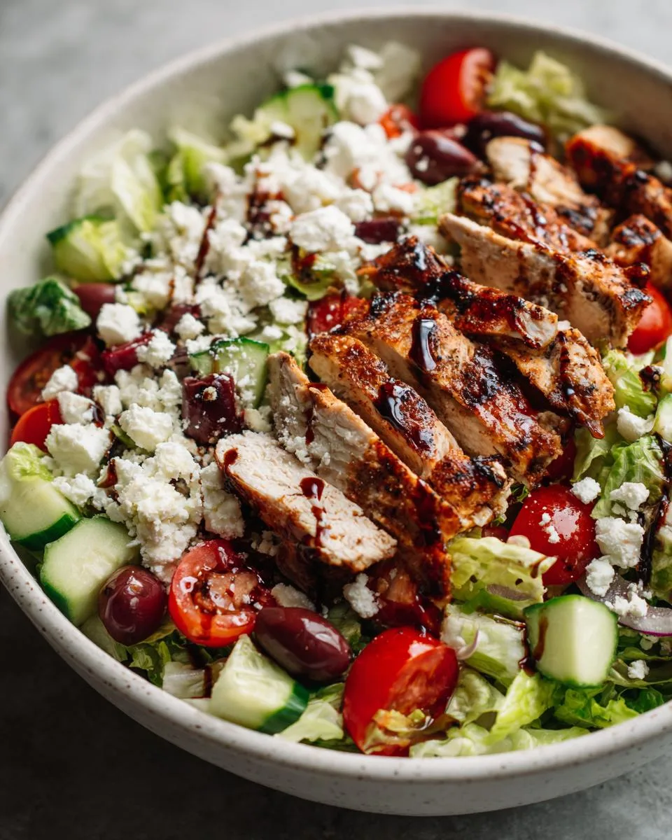 Greek Olive Chicken Salad Bowl - detail 1