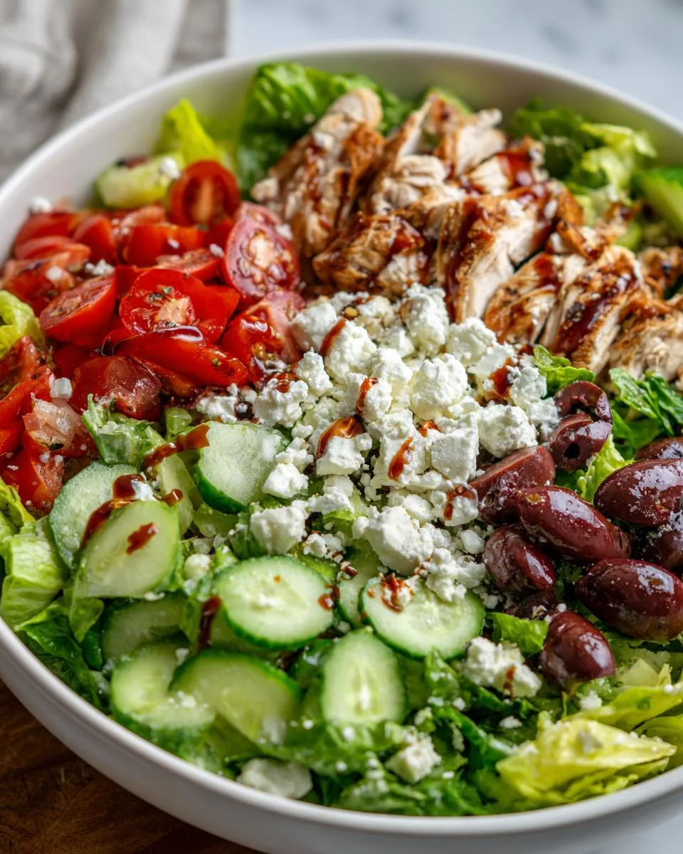 Greek Olive Chicken Salad Bowl - detail 2