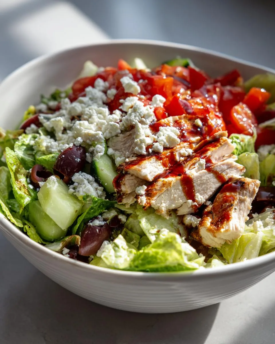 Greek Olive Chicken Salad Bowl - detail 3
