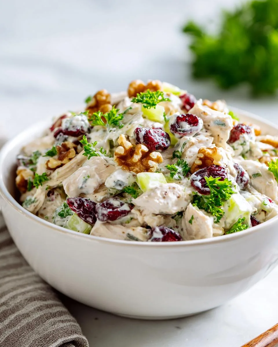 Greek Yogurt Cranberry Chicken Salad - detail 3