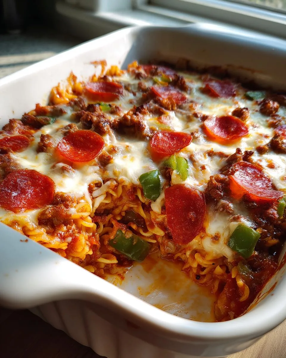 Ground Beef Pizza Casserole - detail 1