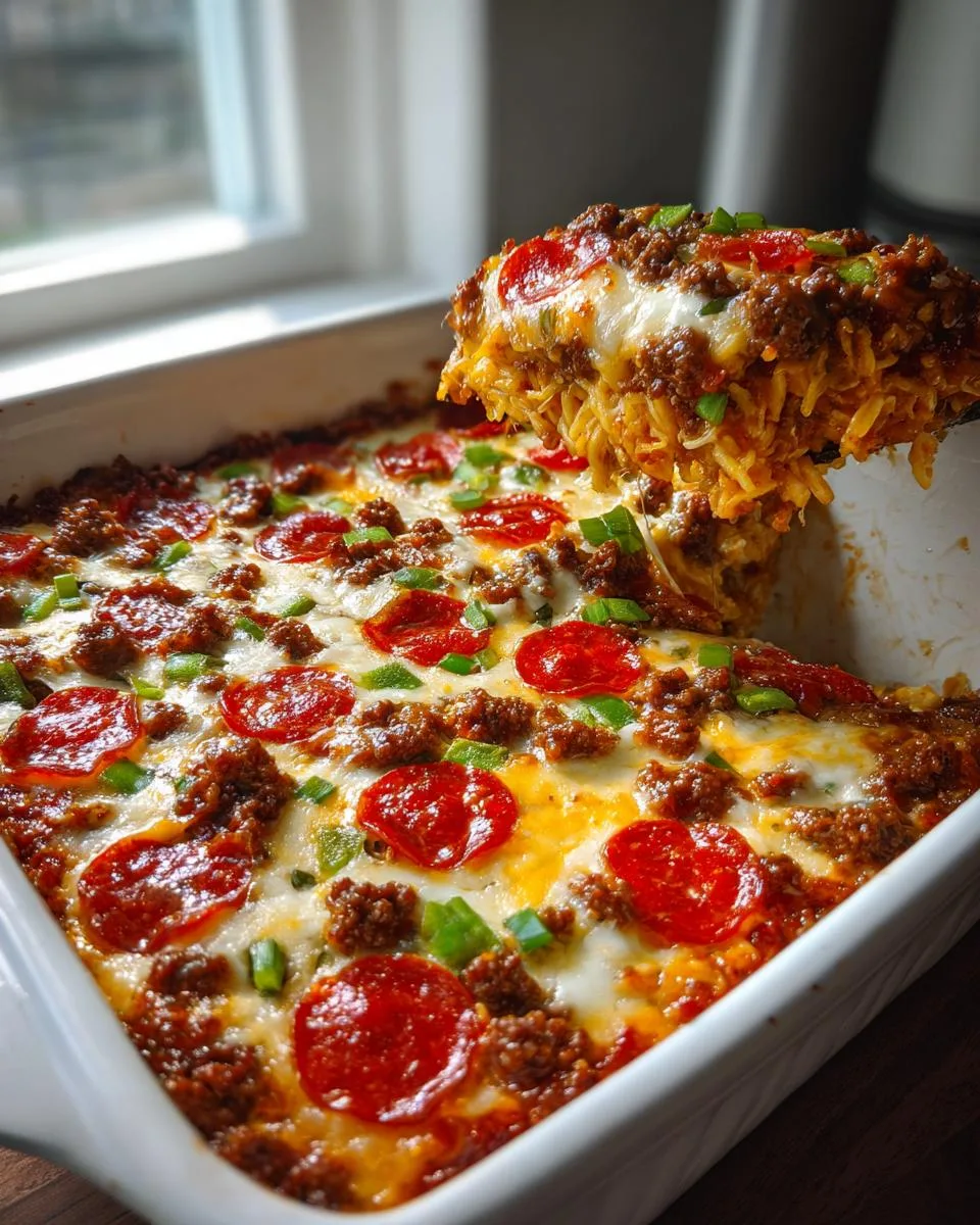 Ground Beef Pizza Casserole - detail 3