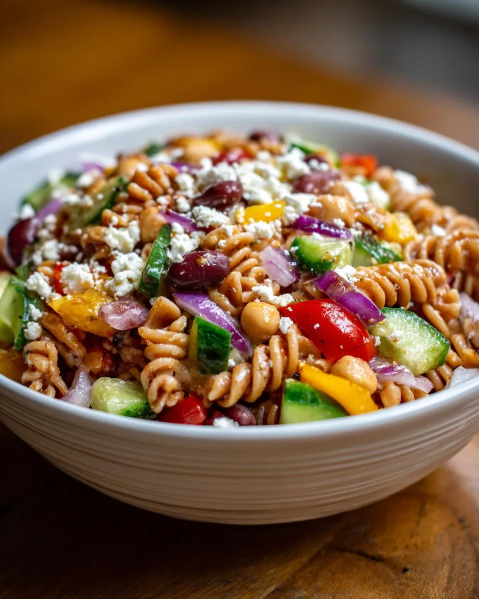 High Protein Bean Pasta Salad - detail 2