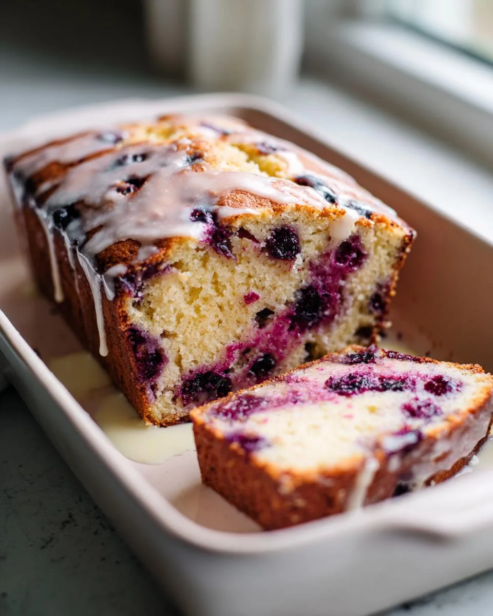 Huckleberry Lemon Breakfast Loaf - detail 1