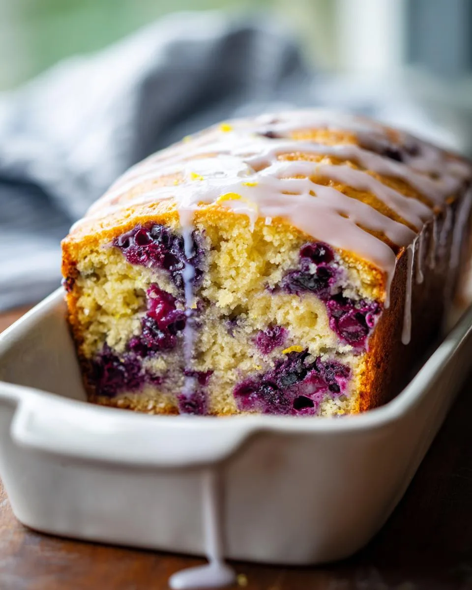 Huckleberry Lemon Breakfast Loaf - detail 2