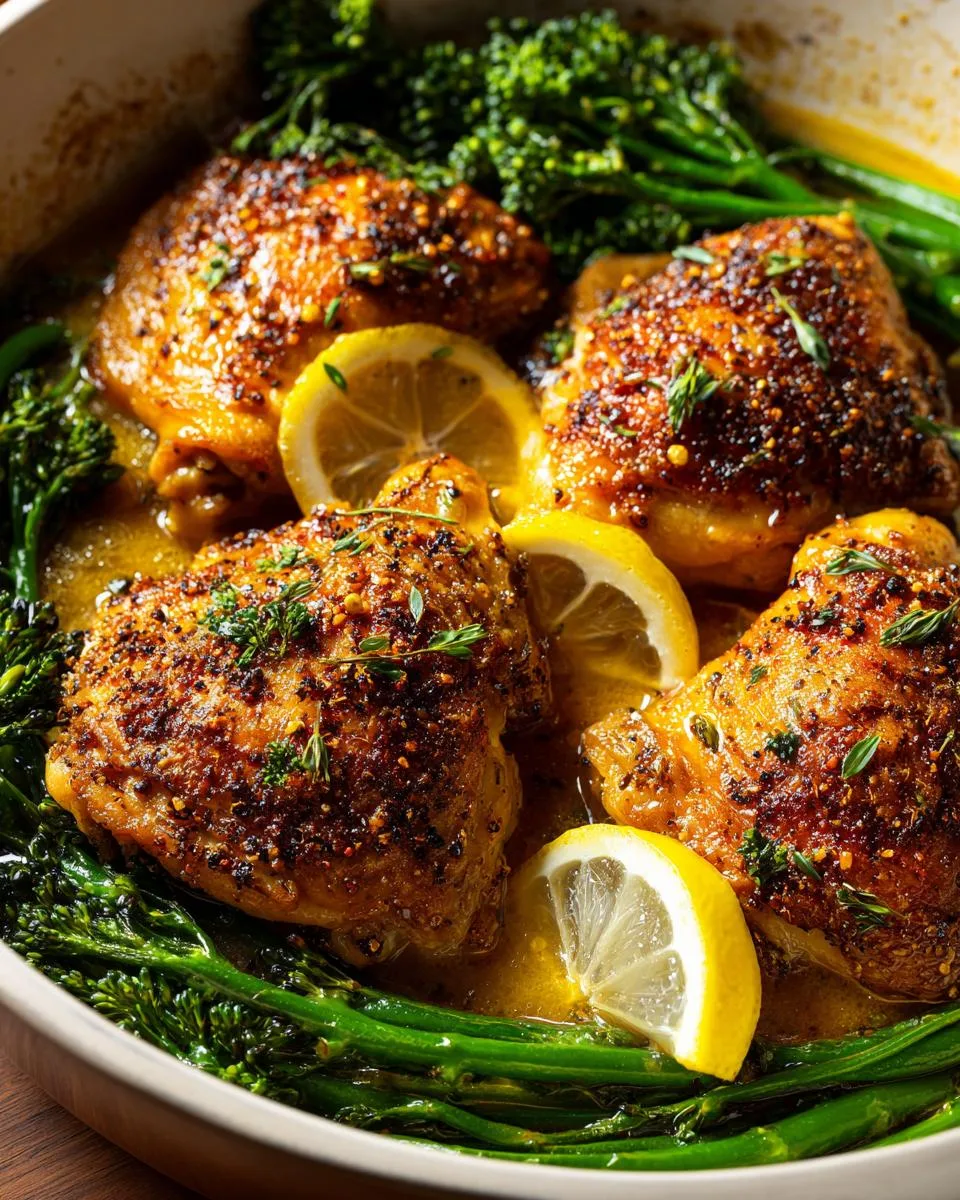 Lemon Pepper Chicken Broccolini - detail 3