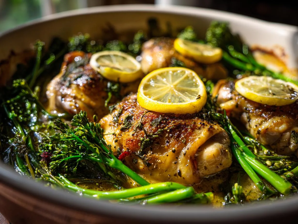 Zesty Lemon Pepper Chicken Broccolini That Melts Hearts