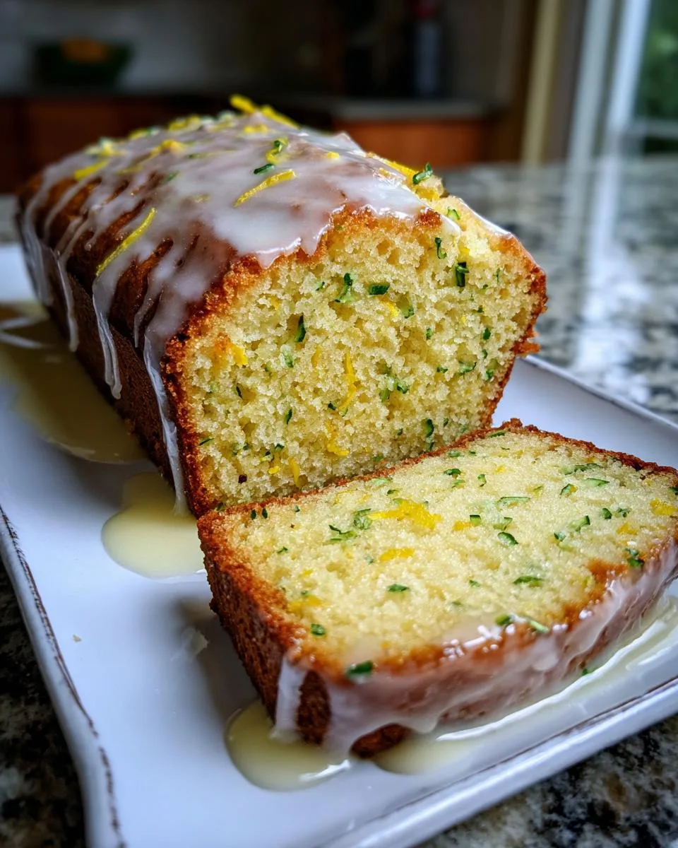 Lemon Zucchini Bread - detail 2