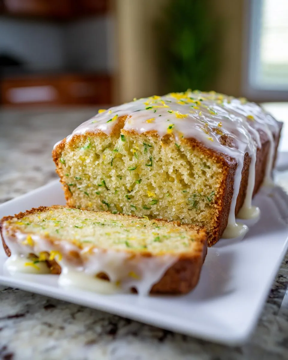 Lemon Zucchini Bread - detail 3