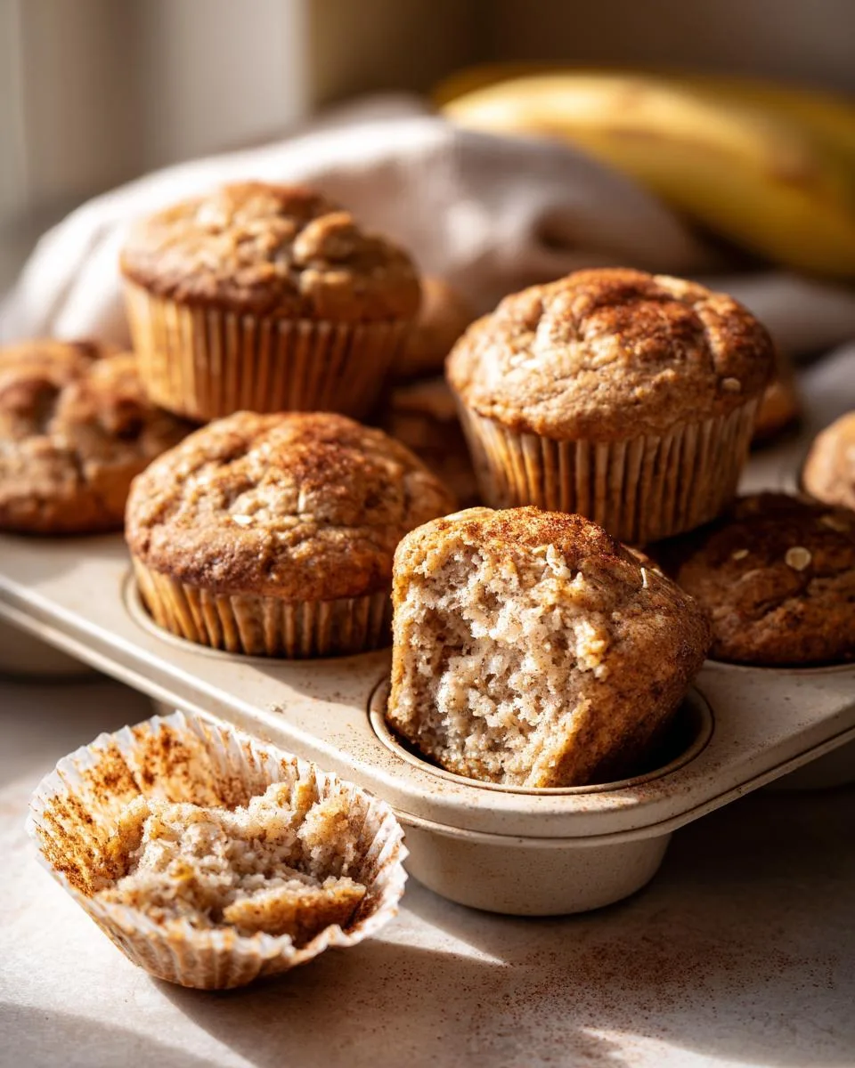 Mini Banana Oat Muffins - detail 1