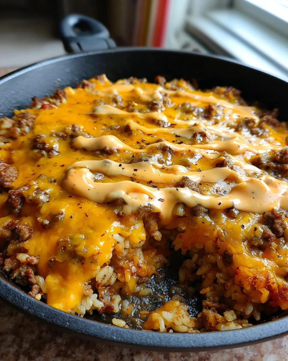 One Pan Cheeseburger Rice - detail 3