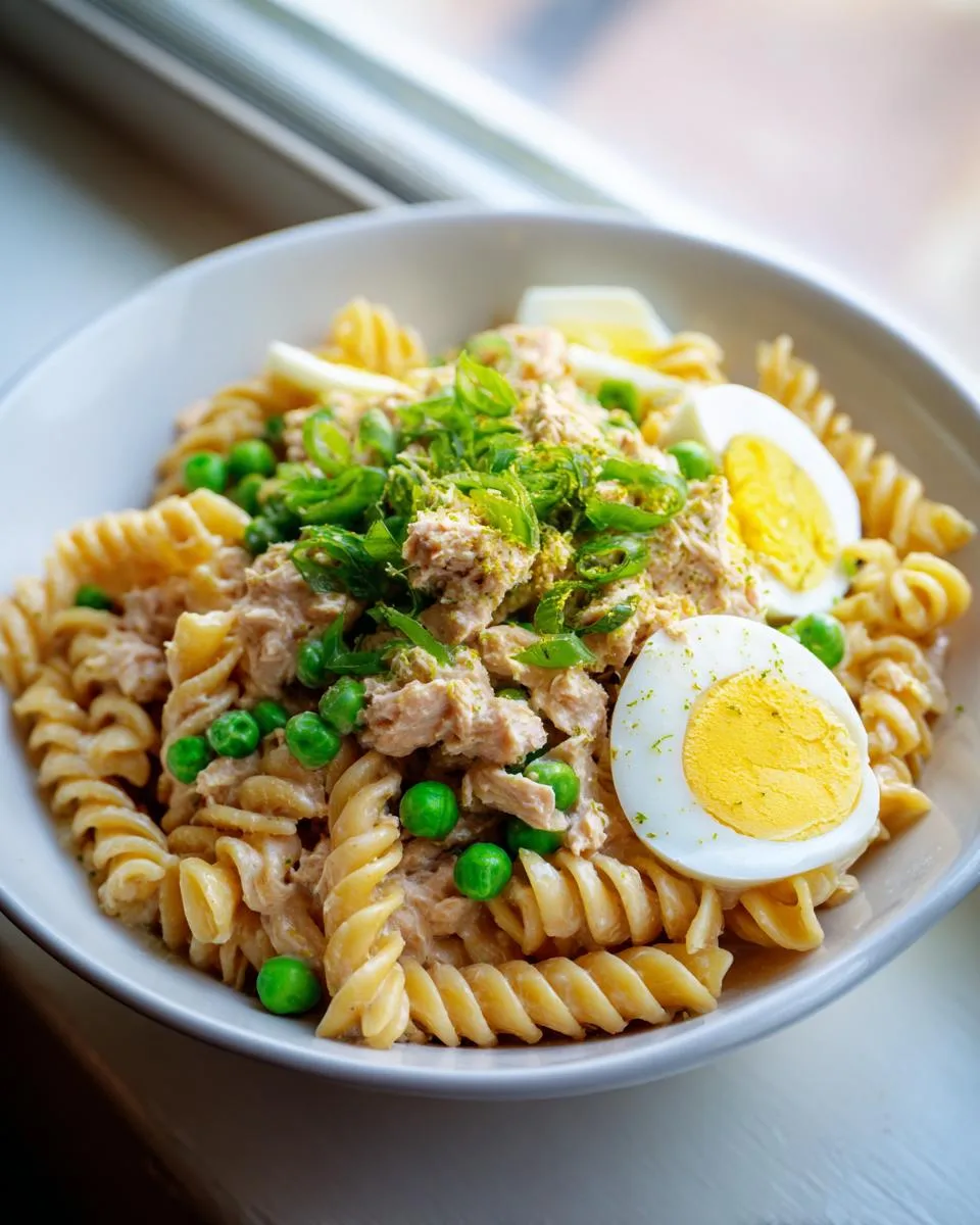 Protein Tuna Pasta Salad Recipe - detail 3