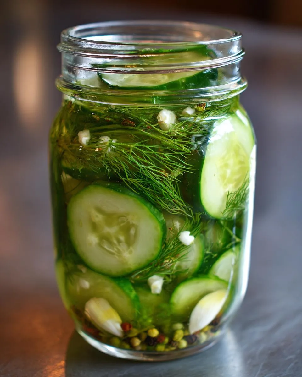 Quick Dill Pickles - detail 3