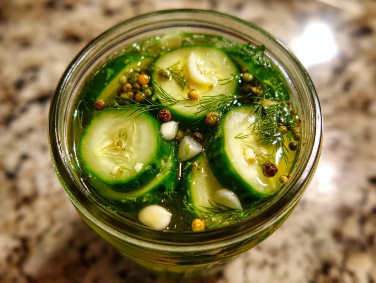 Quick Dill Pickles