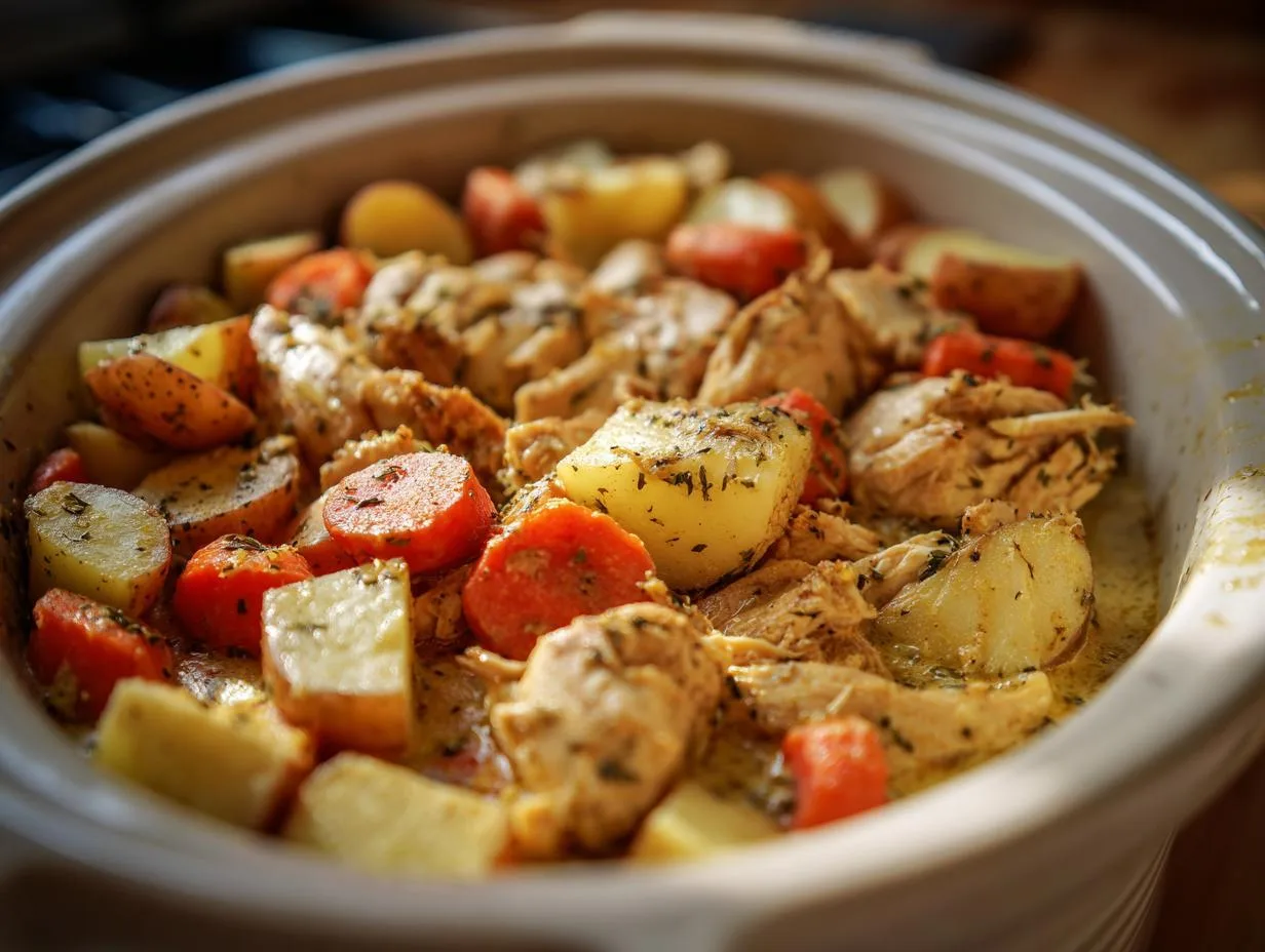 Grandma’s Perfect Ranch Chicken Vegetables Crockpot Recipe