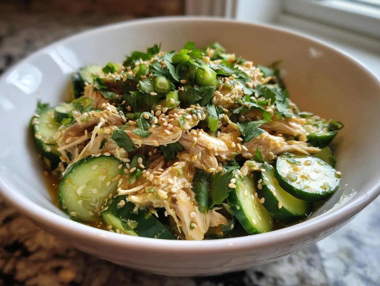 Ranch Cucumber Chicken Salad Bowl – Ultimate Comfort