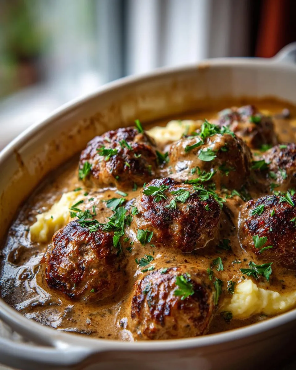 Salisbury Steak Meatballs Recipe - detail 1