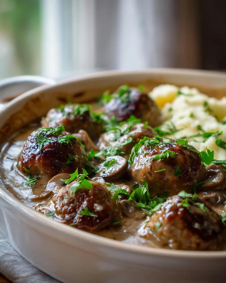 Salisbury Steak Meatballs Recipe - detail 2