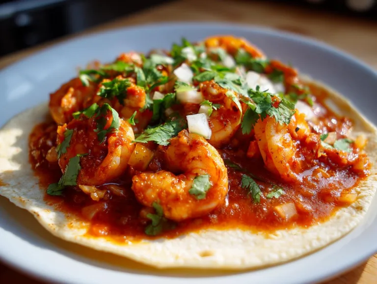 Slow-Cooker Shrimp Posole Tacos