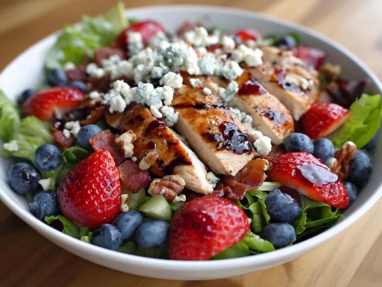 Summer Berry Chicken Salad Bowl