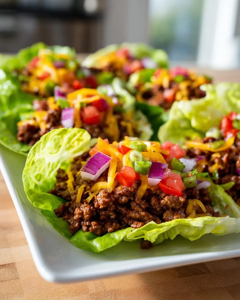 Taco Beef Lettuce Cups - detail 3