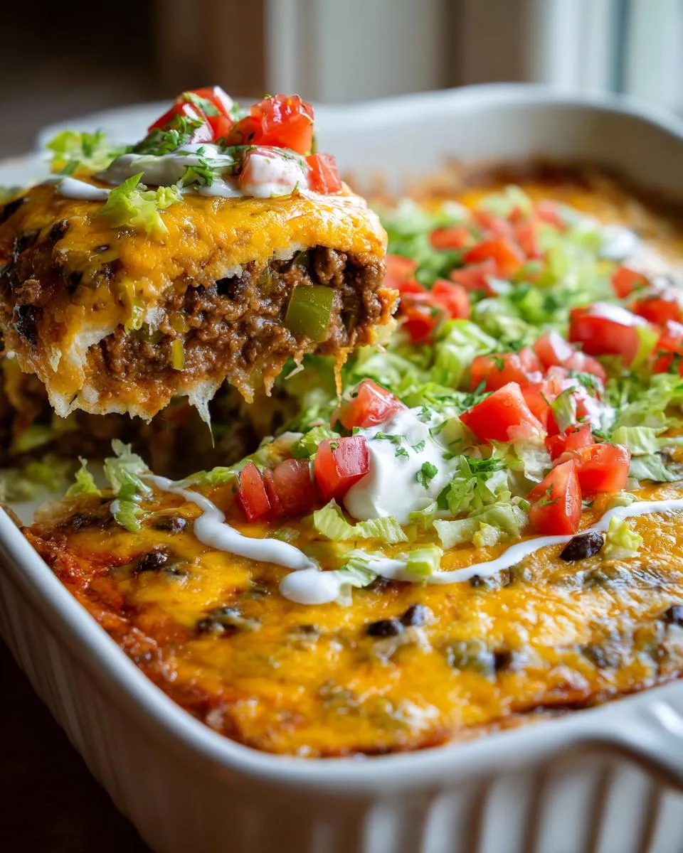 Taco Salad Casserole Recipe - detail 1