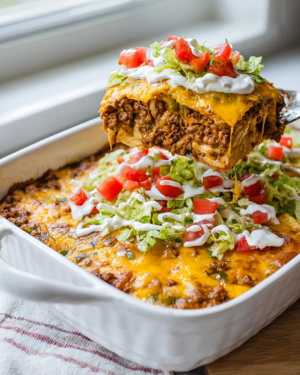 Taco Salad Casserole Recipe - detail 2