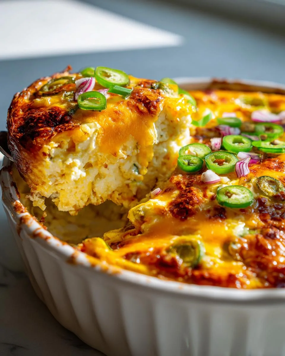 Tex-Mex Summer Squash Casserole - detail 2