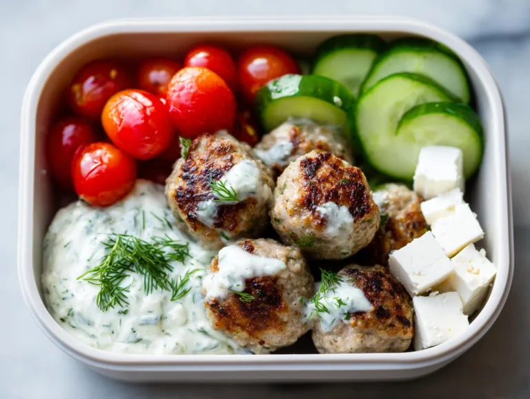 Turkey Meatball Bento Lunch