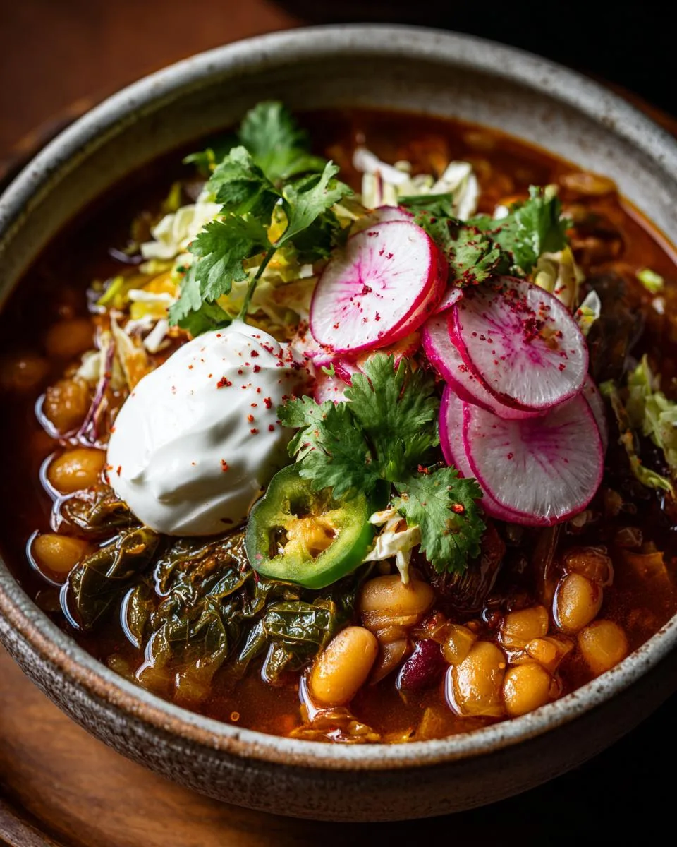 Vegetarian Slow-Cooker Pozole - detail 1