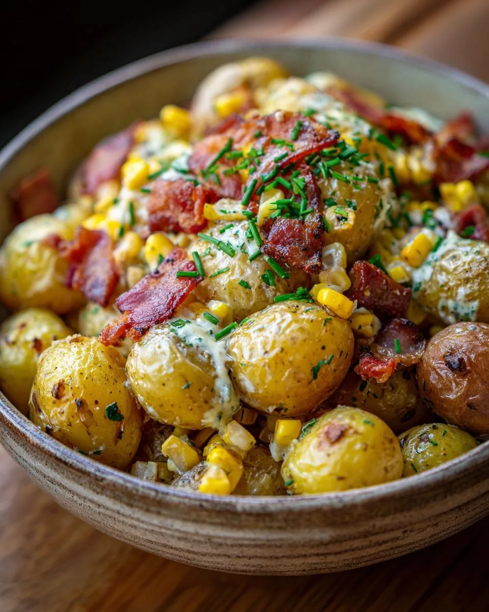 Warm Potato Salad Earls Restaurant - detail 2