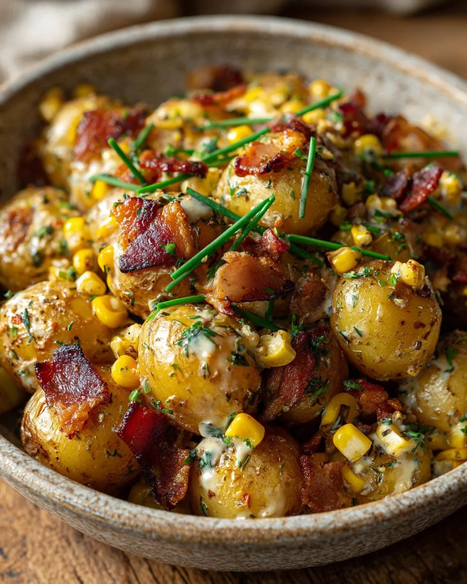 Warm Potato Salad Earls Restaurant - detail 3